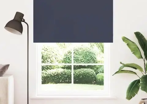 Jaluzea cu role opace bleumarin Lățime material 161,6 cm - 2/5