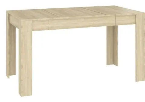 Masă de sufragerie stejar Sonoma 140x74,5x76 cm lemn prelucrat - 2/5