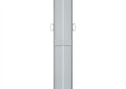 Copertină laterală retractabilă de terasă, albastru, 170x1200cm - 4/5