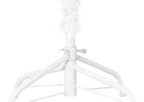 Brad de Crăciun artificial, ace cu aspect natural, alb, 180 cm - 5/5
