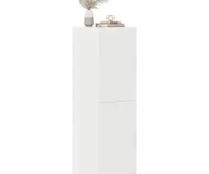 vidaXL Dulap de bucătărie, alb, 38x41,5x131,5 cm, lemn prelucrat