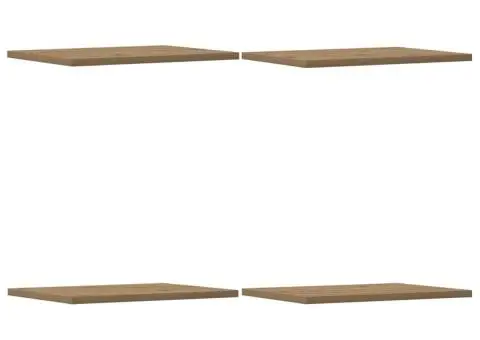 Plăci bibliotecă, 4 buc., stejar artizanal, 40x30x1,5 cm, lemn - 2/5