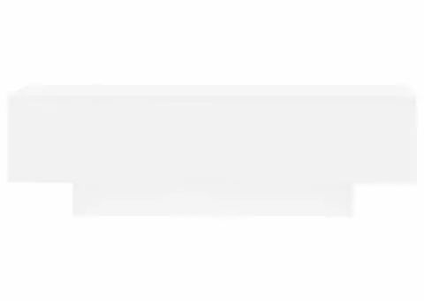 Măsuță de cafea, alb, 100x49,5x31 cm, lemn prelucrat - 4/5