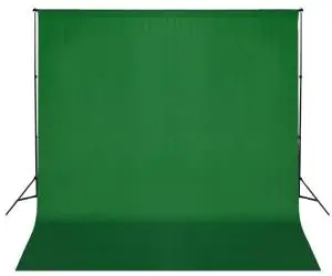 vidaXL Sistem de suport fundal, 600 x 300 cm, verde