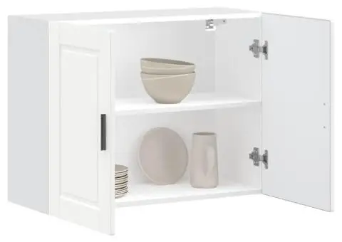 Dulap de bucatarie "Porto" din lemn prelucrat alb - 1/5