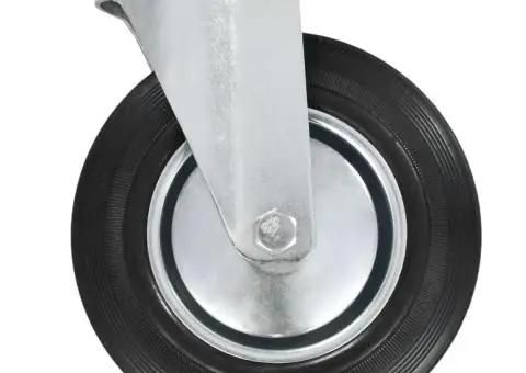 Roți pivotante, 4 buc., 200 mm - 4/5