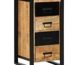 vidaXL Dulap cu sertar 40x40x75 cm lemn masiv de mango