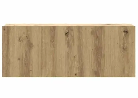 Set dulap TV 8 piese montat pe perete Stejar artizanal - 5/5