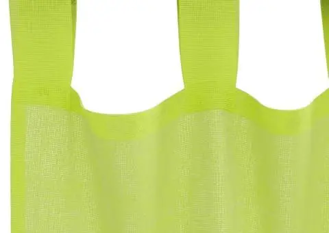 Perdele din voile cu tablă 2 buc Verde măr - 5/5