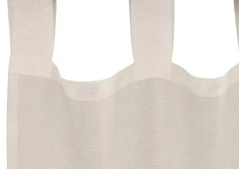 Perdele din voile cu tablă 2 buc crem - 5/5