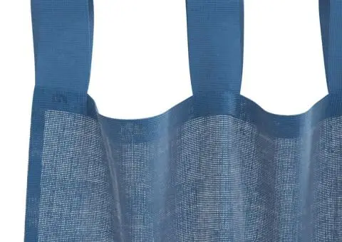 Perdele voal cu bucle 2 buc Albastru regal 140x175 cm - 5/5