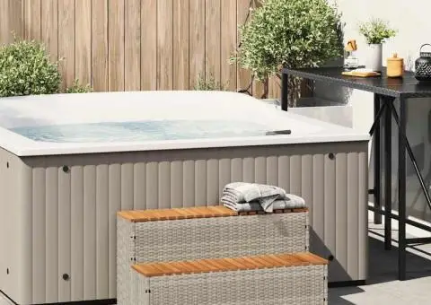 Treaptă pentru cada cu hidromasaj gri deschis - 2/5