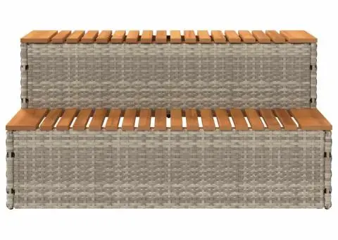 Treaptă pentru cada cu hidromasaj gri deschis - 4/5