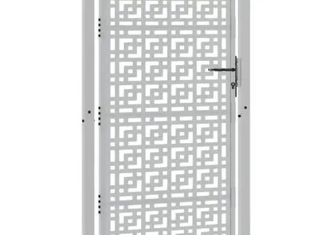 Poartă de grădină Design cruce din oțel rezistent la intemperii - 3/5