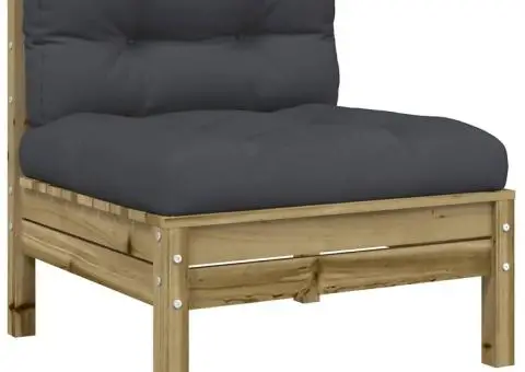 Set canapea de grădină, 8 piese, lemn de pin tratat - 5/5