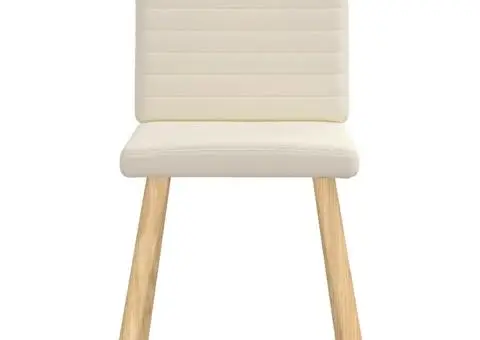 Scaune de bucătărie, 6 buc., pânză - 4/5