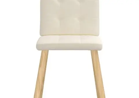 Scaune de bucătărie, 2 buc., pânză - 4/5