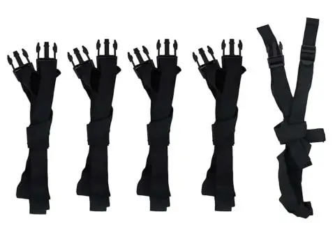 Husă pentru barcă, albastru, 830x370x40 cm - 4/5