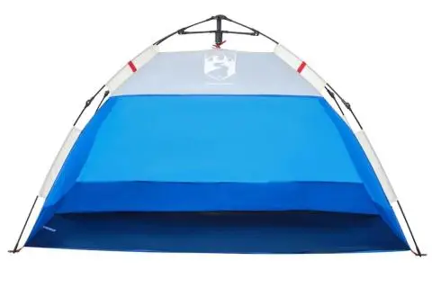 Cort camping 2 persoane albastru azur impermeabil setare rapidă - 5/5