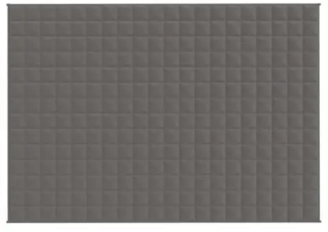 Pătură grea, gri, 137x200 cm, 6 kg, material textil - 3/5