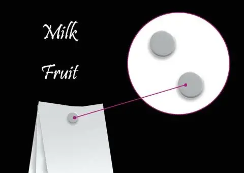 Placă magnetică de perete neagră 100x60 cm sticlă securizată - 5/5