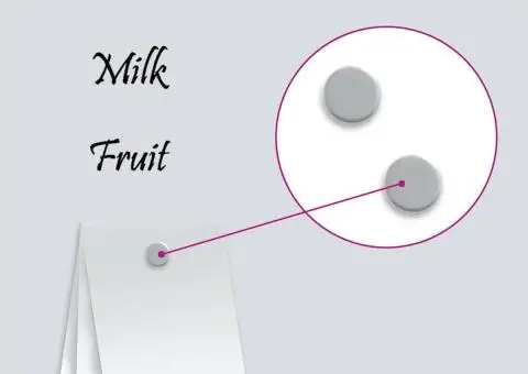 Tablă magnetică de perete, alb, 100x50 cm, sticlă securizată - 5/5