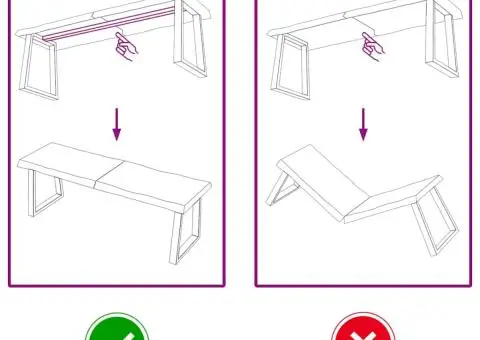 Blat masă, 120x40x(2-4) cm, maro, lemn tratat contur organic - 5/5