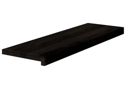 Trepte de scară 12 buc maro închis lemn masiv de stejar - 3/5