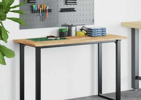 Blat de birou finisat cu ulei, 120x50x2 cm, lemn masiv acacia - 3/5