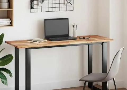 Blat de birou finisat cu ulei, 160x50x2 cm, lemn masiv acacia - 2/5