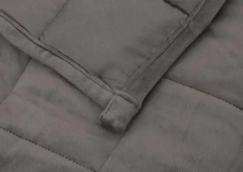 Pătură grea, gri, 200x220 cm, 9 kg, material textil - 5/5