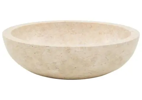 Chiuvetă, crem, 40 x 12 cm, marmură - 5/5