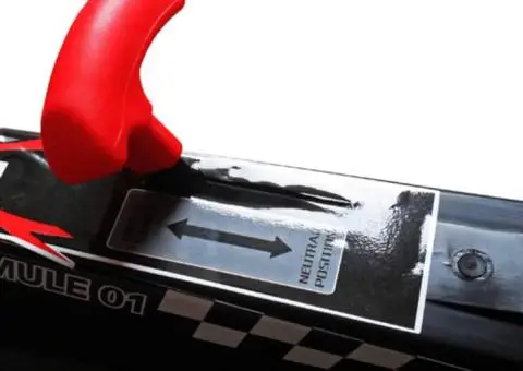 Kart copii cu pedale și scaun reglabil Roșu - 3/5