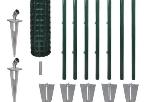 Euro gard, verde, 10 x 0,8 m, oțel - 2/4