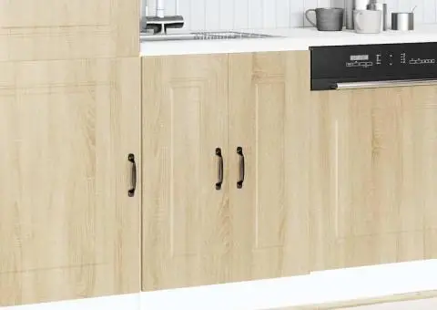 Dulap de bază pentru chiuvetă Stejar Sonoma Lemn prelucrat - 3/5