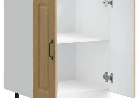 Dulap de bază pentru chiuvetă Stejar Sonoma Lemn prelucrat - 5/5