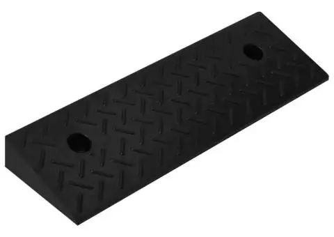 Rampe pentru bordură, 2 buc., 50x17,5x5 cm, cauciuc - 2/5