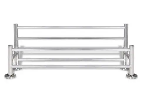 Suport prosoape 6 tuburi oțel inoxidabil - 4/5