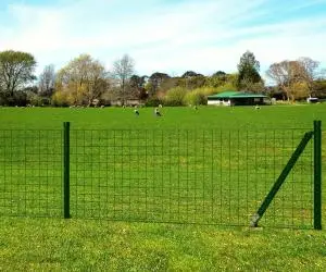 vidaXL Euro gard, verde, 25 x 1,5 m, oțel