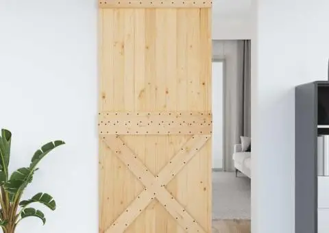 Ușă „NARVIK”, 95x210 cm, lemn masiv de pin - 1/5