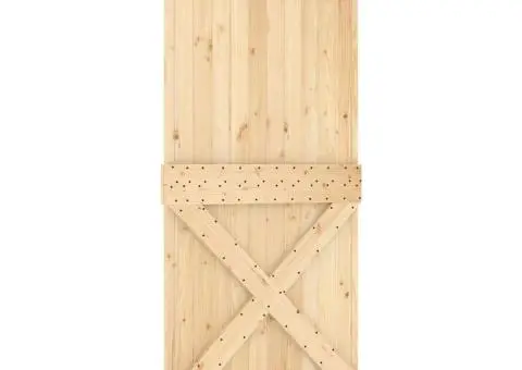 Ușă „NARVIK”, 95x210 cm, lemn masiv de pin - 2/5