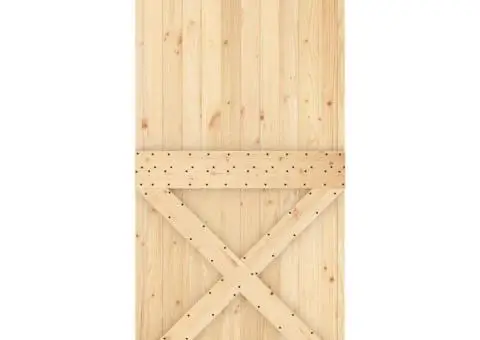 Ușă „NARVIK”, 95x210 cm, lemn masiv de pin - 5/5