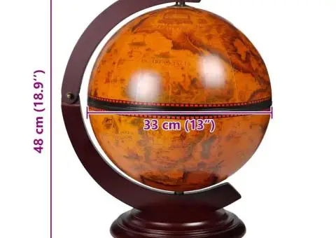 Bar tip glob pământesc stativ sticle de vin lemn de eucalipt - 5/5