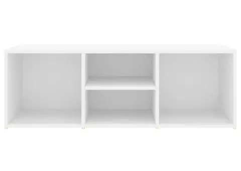 Banca depozitare pentru pantofi alb 105x35x35 cm lemn prelucrat - 4/5