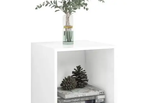 Dulap de perete, alb, 37x37x37 cm, lemn prelucrat - 3/5