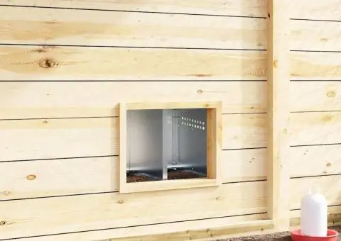 Cuibăr pentru găini cu 2 compartimente și picioare, oțel galvanizat - 3/5