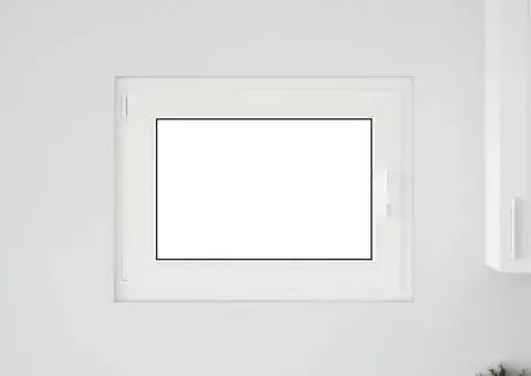 Fereastră de subsol „RISOR” 80x50 cm oscilo-batantă DIN stânga, albă - 3/5