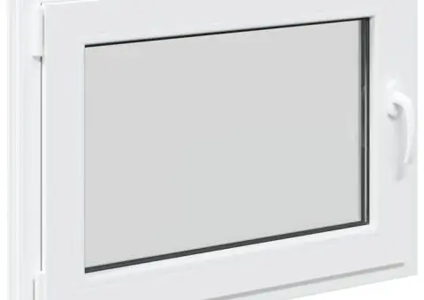 Fereastră de subsol „RISOR” 80x50 cm oscilo-batantă DIN stânga, albă - 4/5