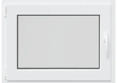 Fereastră de subsol „RISOR” 80x50 cm oscilo-batantă DIN stânga, albă - 5/5