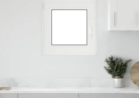 Fereastră de subsol „RISOR” 50x50 cm oscilo-batantă DIN stânga, albă - 1/5